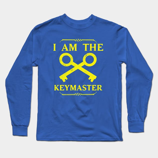 I am the Keymaster (for him) distressed Long Sleeve T-Shirt by MonkeyKing